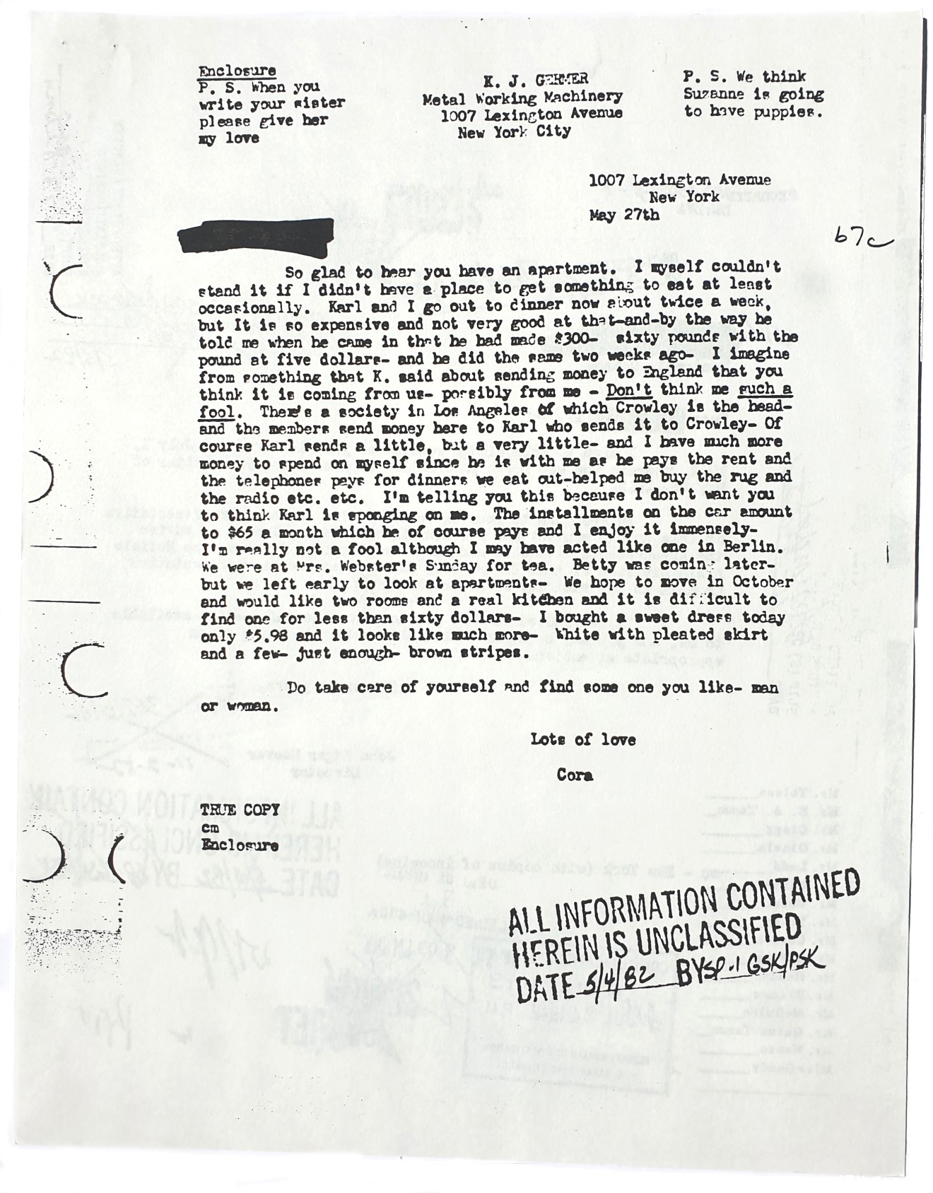 Karl Germer FBI files