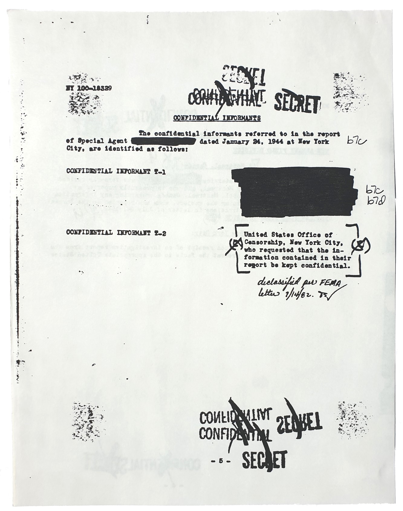 Karl Germer FBI files